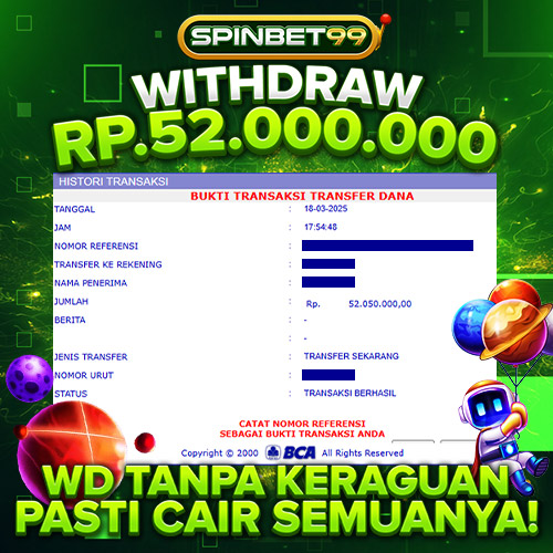 Bukti WD SPINBET99 #3
